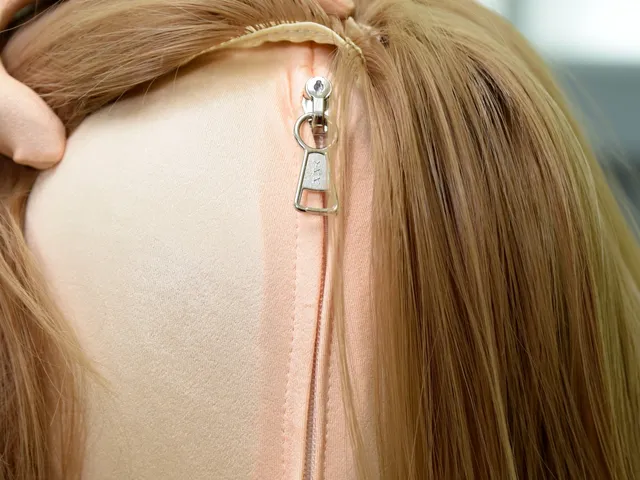 열쇠가 있는 지퍼